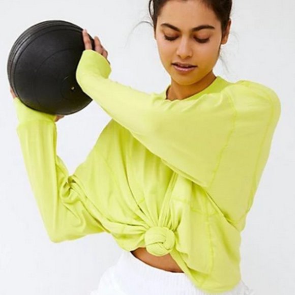Free People Tops - Free People Movement Runner Up Long Sleeve Dolman Thumbholes Crew Neck Slouchy M